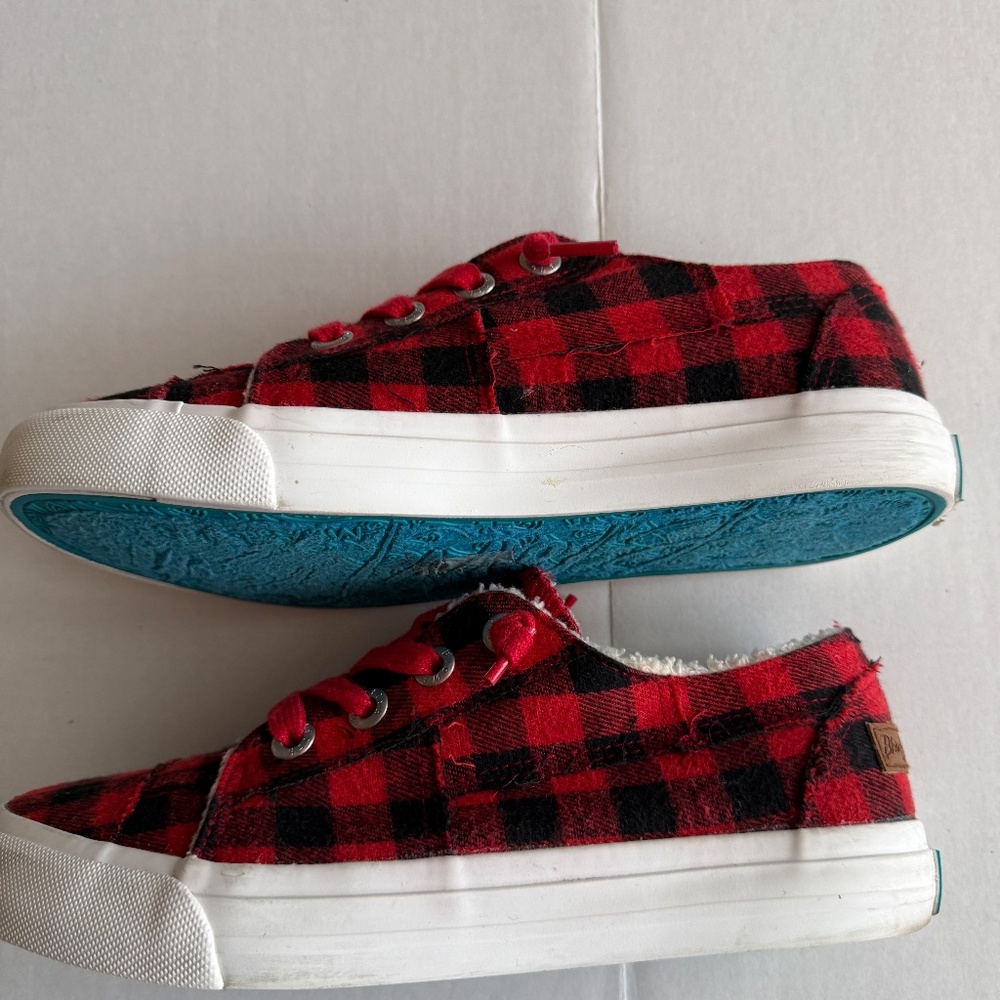 Blowfish Buffalo Plaid Sneaker size 7 1/2 - Picture 9 of 10